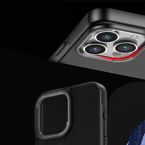 iPhone 15 Pro Max Kılıf Elegant Seri Silikon Kapak - Resim 11