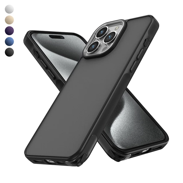 iPhone 15 Pro Max Kılıf Elegant Seri Silikon Kapak ürün görseli 1