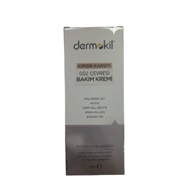 Dermokil Göz Çevresi Bakım Kremi 15 ml 8697916020851 ürün görseli 1