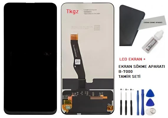 Honor 9X Lcd Ekran Dokunmatik Orijinal Kalite + B-7000 + TAMİR SETİ ürün görseli 1