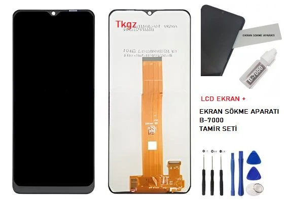 Samsung Galaxy A12  - SM-A125 Lcd Ekran Dokunmatik Orijinal Kalite + B-7000 + TAMİR SETİ ürün görseli 1