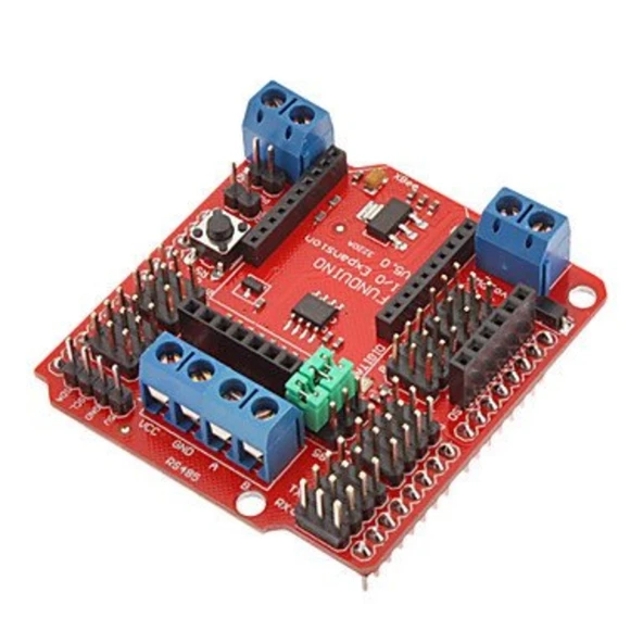 Arduino Xbee Sensör Bağlantı Kartı Kırmızı Siyah ürün görseli 1