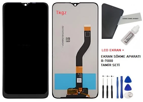 Samsung Galaxy A10 - SM-A105 Lcd Ekran Dokunmatik Orijinal Kalite + B-7000 + TAMİR SETİ ürün görseli 1