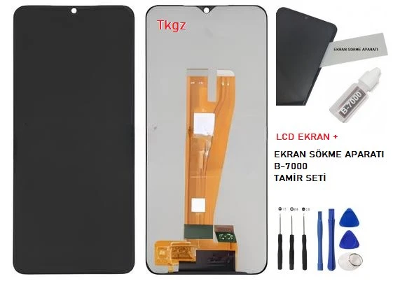 Samsung Galaxy A04 - SM-A045 Lcd Ekran Dokunmatik Orijinal Kalite + B-7000 + TAMİR SETİ ürün görseli 1