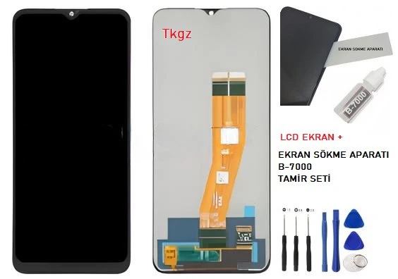 Samsung Galaxy A04E - SM-A042 Lcd Ekran Dokunmatik Orijinal Kalite + B-7000 + TAMİR SETİ ürün görseli 1