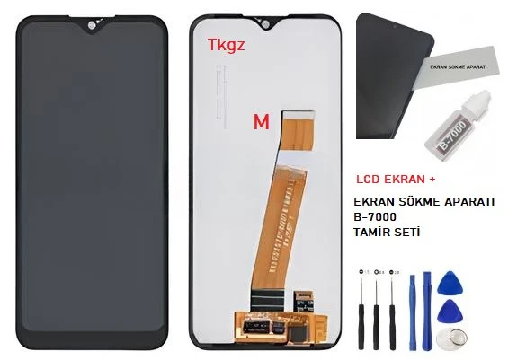 Samsung Galaxy A01M - SM-A015M Lcd Ekran Dokunmatik Orijinal Kalite + B-7000 + TAMİR SETİ ürün görseli 1