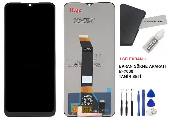 Xiaomi POCO M5 Lcd Ekran Dokunmatik Orijinal Kalite + B-7000 + TAMİR SETİ ürün görseli 1