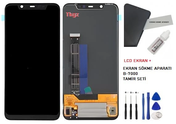 Xiaomi Mİ 8 Lcd Ekran Dokunmatik Orijinal Kalite + B-7000 + TAMİR SETİ ürün görseli 1