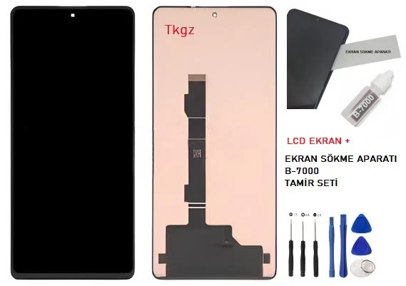 Xiaomi Redmi NOTE 12 PRO -5G- Lcd Ekran Dokunmatik Orijinal Kalite + B-7000 + TAMİR SETİ ürün görseli 1