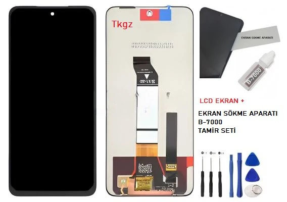 Tkgz Xiaomi Redmi NOTE 11SE -5G- Lcd Ekran Dokunmatik Orijinal Kalite + B-7000 + TAMİR SETİ ürün görseli 1