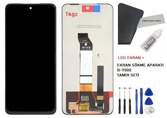 Xiaomi POCO M3 PRO Lcd Ekran Dokunmatik Orijinal Kalite + B-7000 + TAMİR SETİ ürün görseli 1