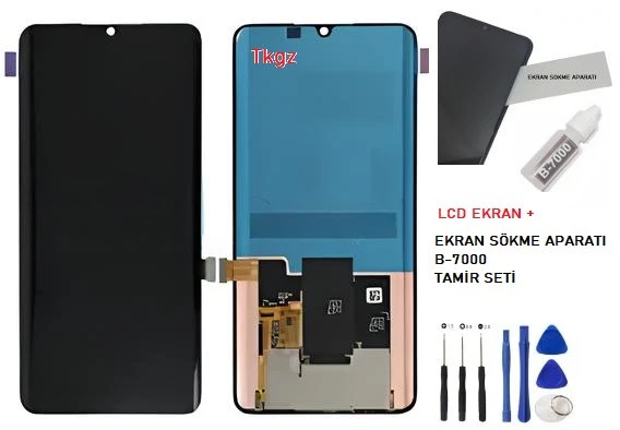 Xiaomi Mİ NOTE 10 PRO Lcd Ekran Dokunmatik Orijinal Kalite + B-7000 + TAMİR SETİ ürün görseli 1