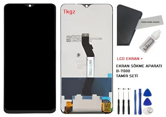 Xiaomi Redmi NOTE 8 PRO Lcd Ekran Dokunmatik Orijinal Kalite + B-7000 + TAMİR SETİ ürün görseli 1