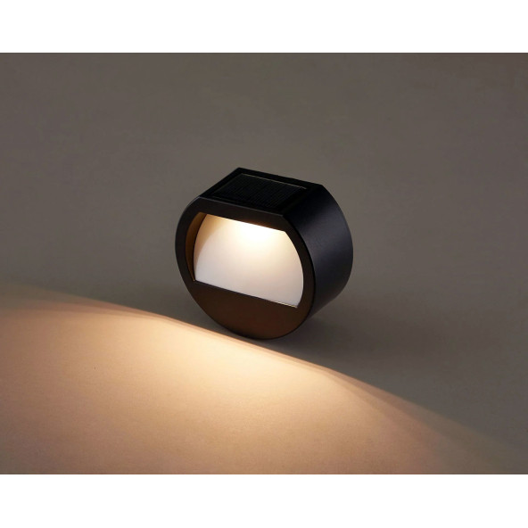 5W QUA 3200K Led Solar Aplik - Resim 2