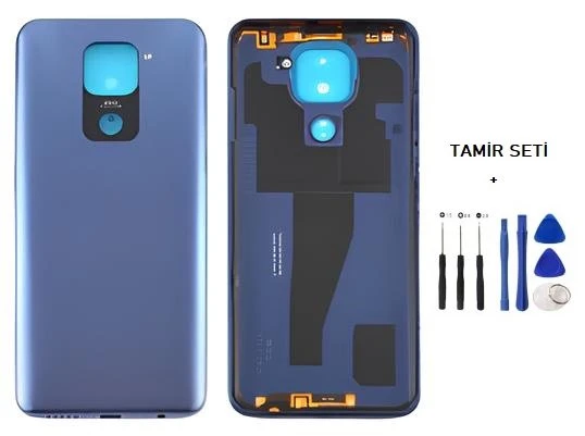 Xiaomi Redmi NOTE 9 FULL Kasa Arka Kapak Takım MAVİ - TAMİR SETİ ürün görseli 1