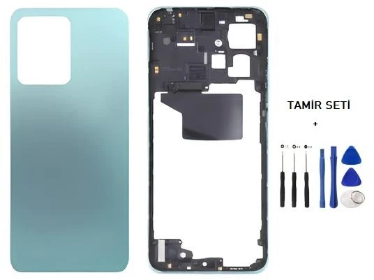 Xiaomi Redmi NOTE 12 - 4G - FULL KASA Arka Kapak Takım MAVİ - TAMİR SETİ ürün görseli 1