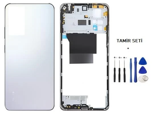 Xiaomi Redmi NOTE 12 PRO  -4G-  FULL KASA Arka Kapak Takım BEYAZ - TAMİR SETİ ürün görseli 1