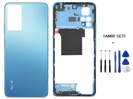 Xiaomi Redmi NOTE 12 PRO  -4G-  FULL KASA Arka Kapak Takım MAVİ - TAMİR SETİ ürün görseli 1