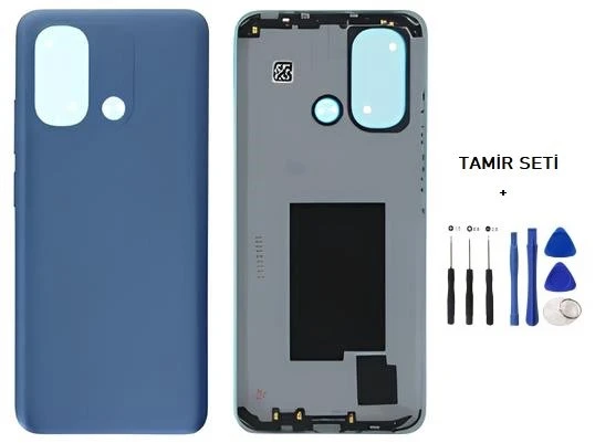 Xiaomi Redmi 12C FULL Kasa Arka Kapak Yan Tuş Takımı MAVİ - TAMİR SETİ ürün görseli 1