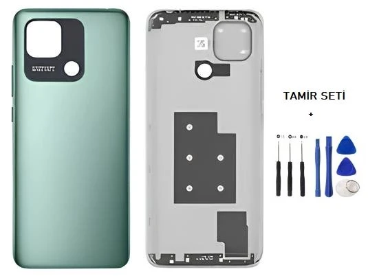 Xiaomi Redmi 10C FULL Kasa Arka Kapak Yan Tuş Takımı YEŞİL - TAMİR SETİ ürün görseli 1