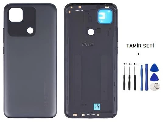 Xiaomi Redmi 10A FULL Kasa Arka Kapak Yan Tuş Takımı SİYAH - TAMİR SETİ ürün görseli 1