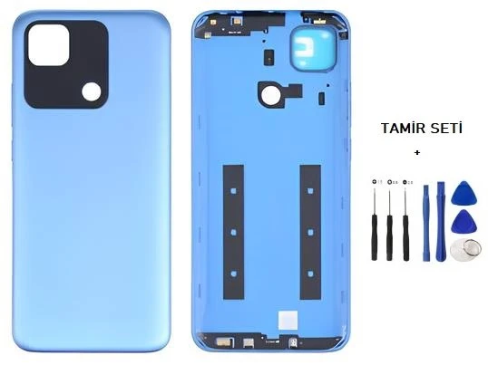 Xiaomi Redmi 10A FULL Kasa Arka Kapak Yan Tuş Takımı MAVİ - TAMİR SETİ ürün görseli 1