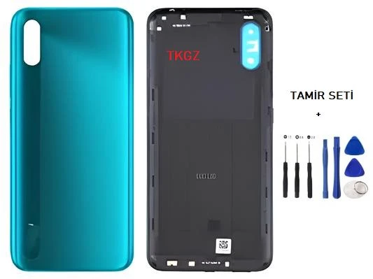 Xiaomi Redmi 9A FULL Kasa Arka Kapak Yan Tuş Takımı YEŞİL - TAMİR SETİ ürün görseli 1