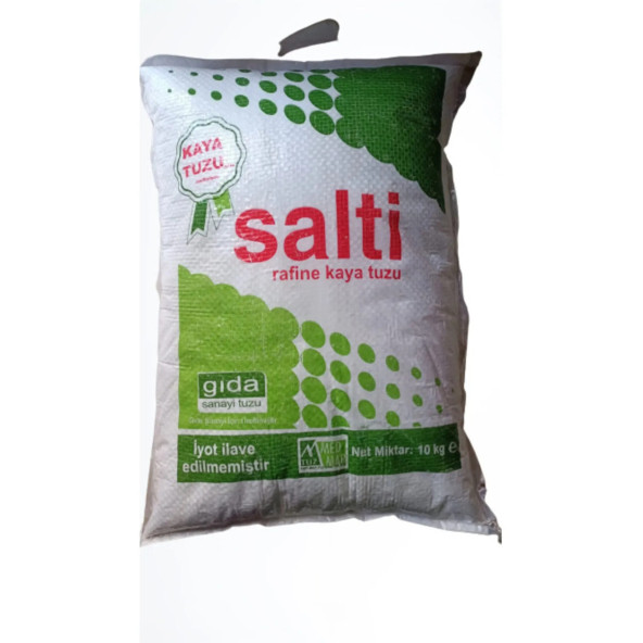Salti İyotsuz Öğütülmüş 10 Kg Kaya Tuzu ürün görseli 1