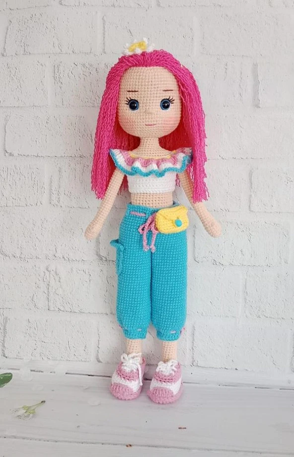 Yaz Güneşi Bebek Amigurumi Organik Oyuncak ürün görseli 1