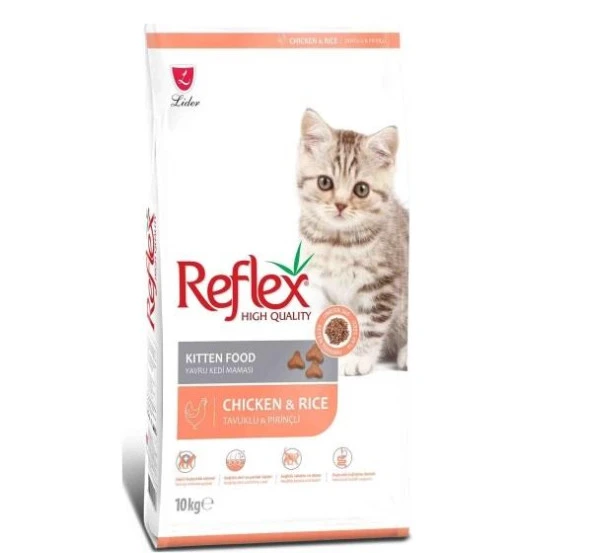 Reflex Tavuklu ve Pirinçli Yavru Kedi Maması 10kg ürün görseli 1