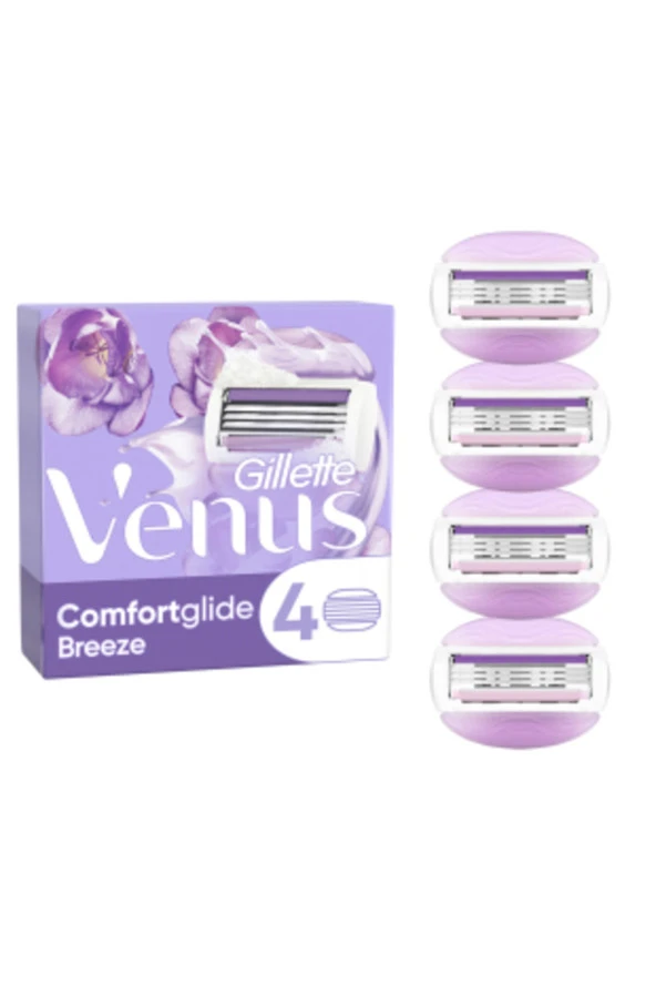 Gillette Venus Comfortglide Breeze Tıraş Bıçağı X4 ürün görseli 1
