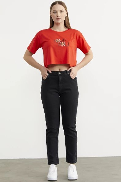 Straight Comfort Fit Jean Pantolon - Antrasit ürün görseli 1