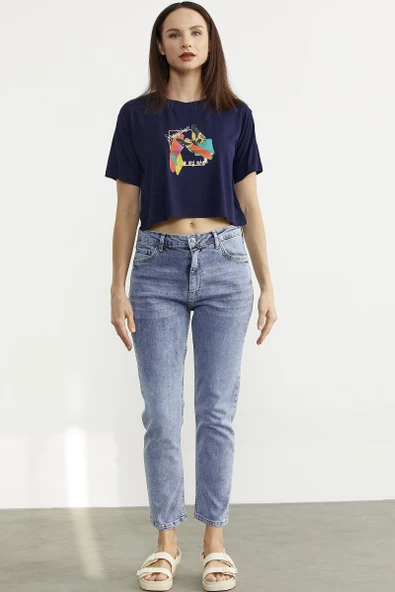 Straight Comfort Fit Jean Pantolon - Açık Mavi ürün görseli 1