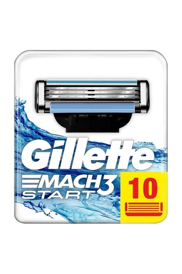 Gillette Mach3 Start 10'Lu Yedek Tıraş Bıçağı - Resim 2