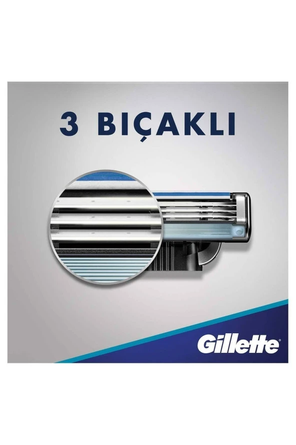 Gillette Mach3 Start 10'Lu Yedek Tıraş Bıçağı - Resim 5