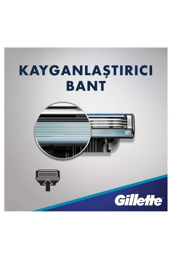 Gillette Mach3 Start 10'Lu Yedek Tıraş Bıçağı - Resim 6