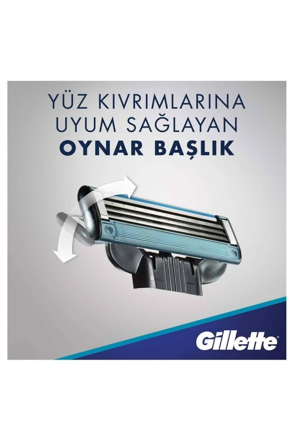 Gillette Mach3 Start 10'Lu Yedek Tıraş Bıçağı - Resim 7