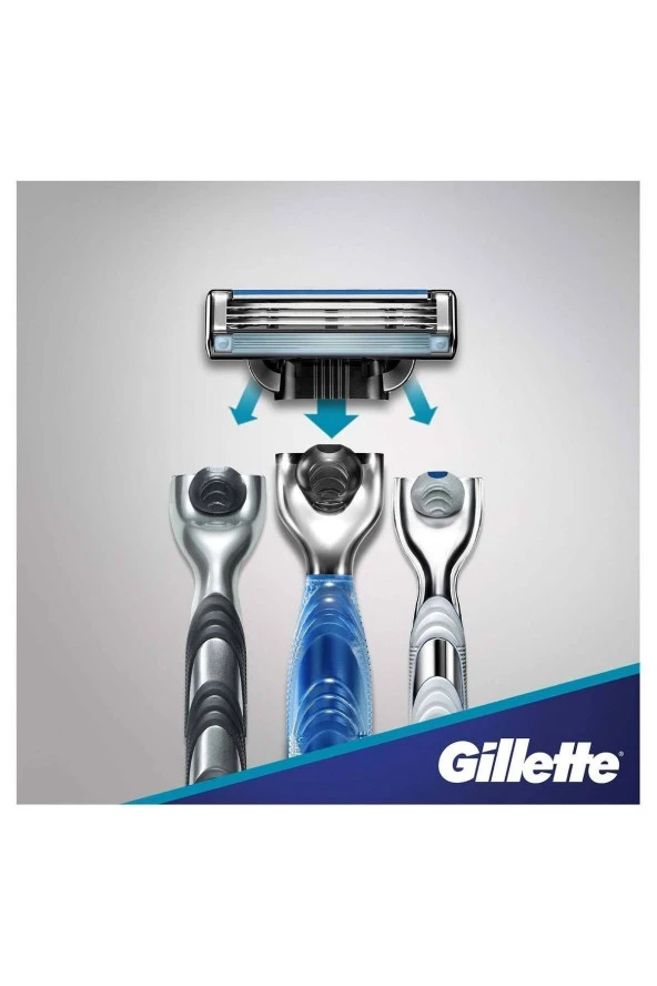 Gillette Mach3 Start 10'Lu Yedek Tıraş Bıçağı - Resim 8