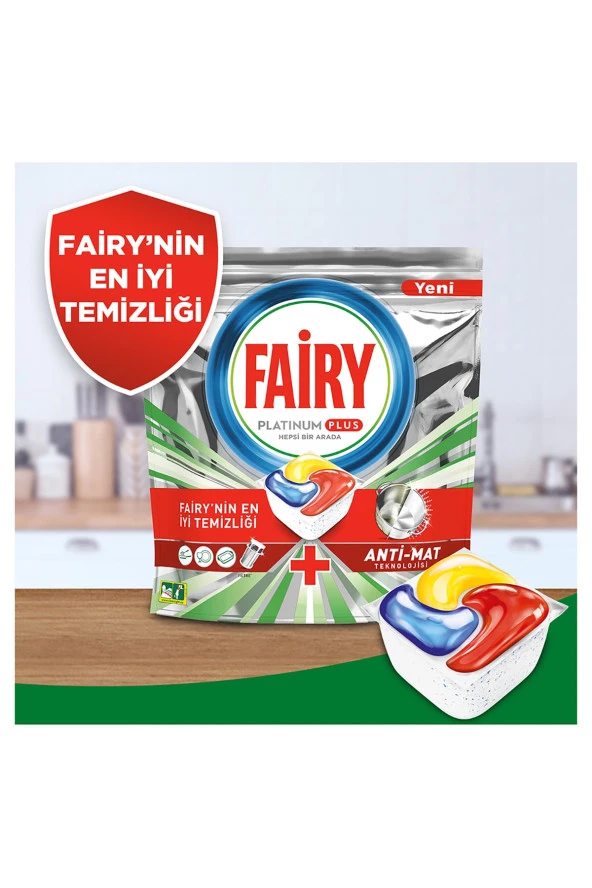 Fairy Platinum Plus Bulaşık Makinesi Tableti 60'lı - Resim 5