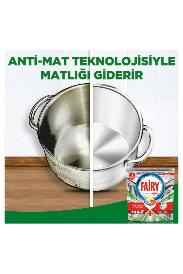 Fairy Platinum Plus Bulaşık Makinesi Tableti 60'lı - Resim 7