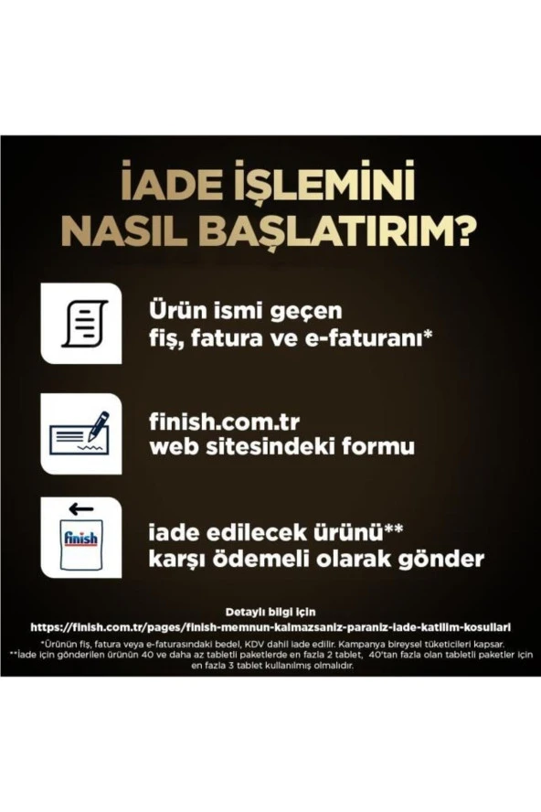 Finish Quantum Ultimate Bulaşık Makinesi Tableti 58'li - Resim 6