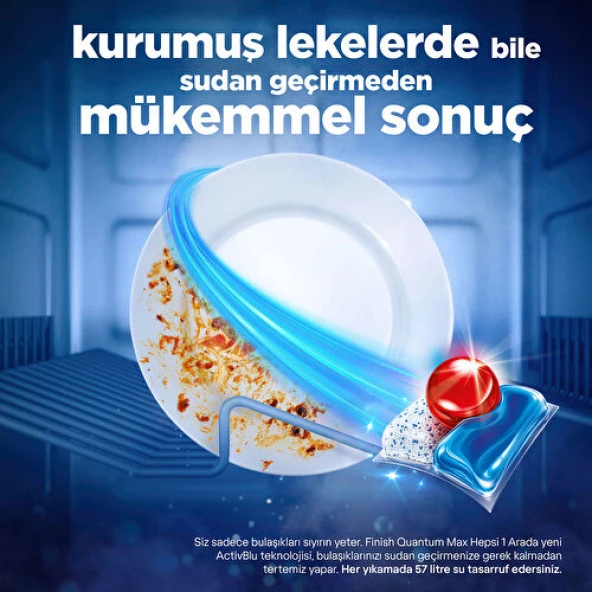 Finish Quantum Max Bulaşık Makinesi Tableti 48'li - Resim 3