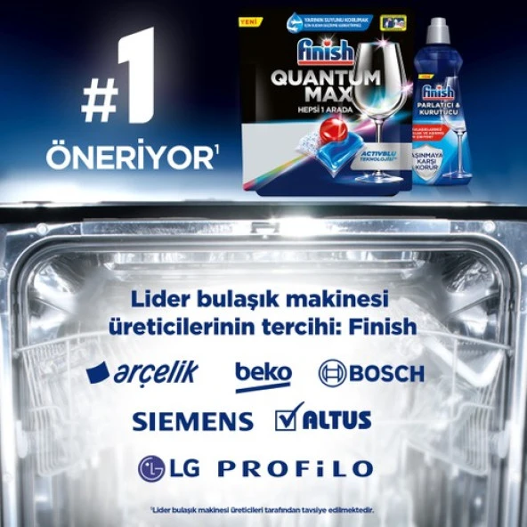 Finish Quantum Max Bulaşık Makinesi Tableti 48'li - Resim 7