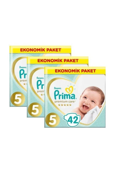 Prima Bebek Bezi Premium Care 5 Beden 126 Adet ürün görseli 1