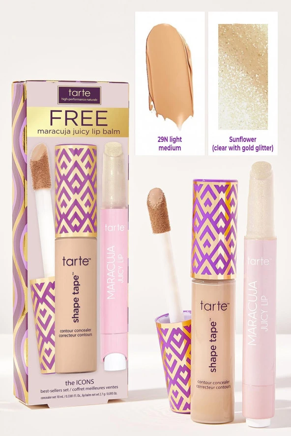 Tarte The Icons Kapatıcı ve Lip Set 2 Parça ürün görseli 1