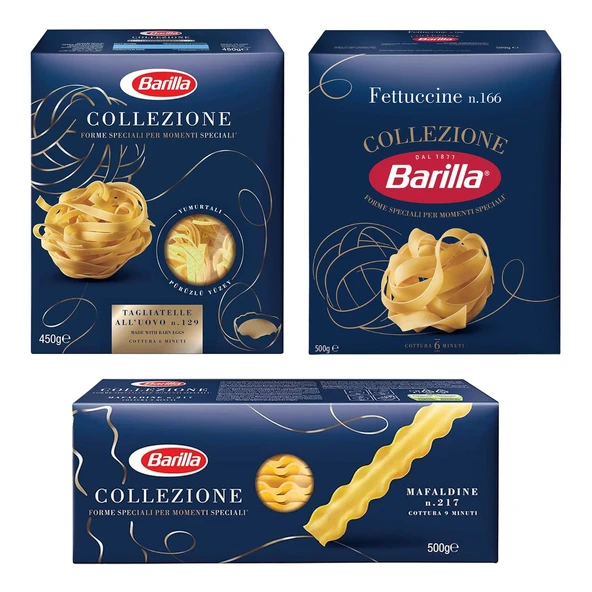 Barilla Collezione Özel Seri 3 lü Makarna Seti ürün görseli 1