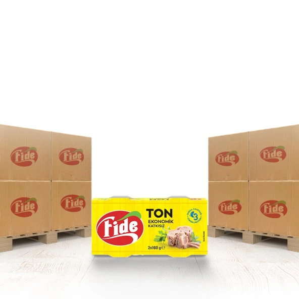 Fide Ekonomik Ton Balığı 2 x 160 Gr x 2268 Paket ürün görseli 1