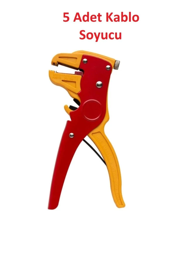 0.2-6mm Kablo Soyucu Kablo Soyma Pensesi Kablo Sıyırıcı Kesici Pense Kablo Sıyırma Pensesi 5 ADET ürün görseli 1