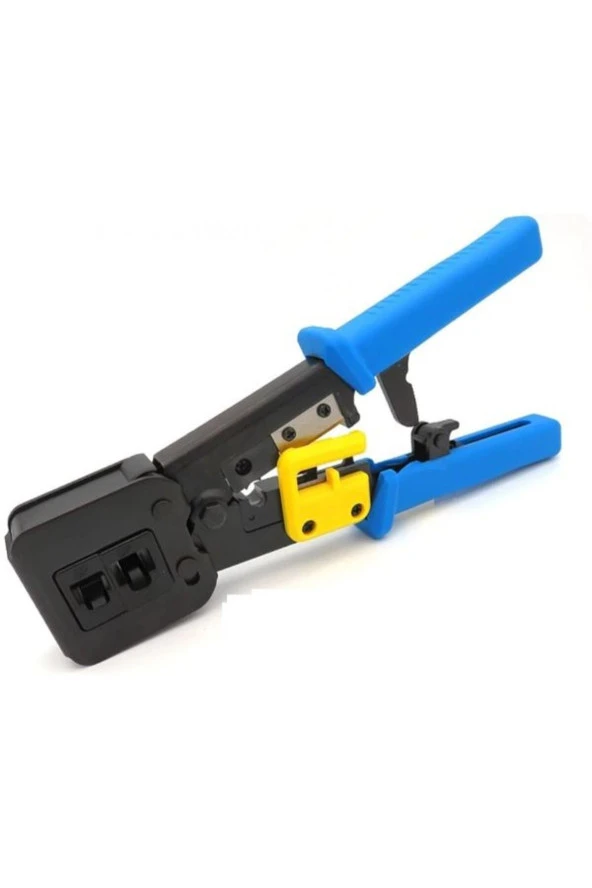 Ez Rj45 Rj11 Rj12 Cat5Cat6 Yeni Nesil Konnektör Lüx Kolay Sıkma Pensesi 10 Adet Yeni Nesil konnektör ürün görseli 1