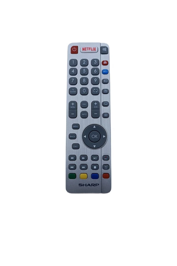 Aquos Netflix Youtube Lc-49cuf8462es Lc-49cug8052k Lc-65cug8052e Rmc0116-rmc0117 Uzaktan Kumanda ürün görseli 1